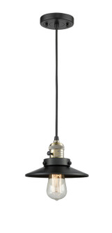 Franklin Restoration LED Mini Pendant in Black Antique Brass (405|201CSWBABM6LED)