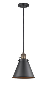 Franklin Restoration LED Mini Pendant in Black Antique Brass (405|201CSWBABM13BKLED)