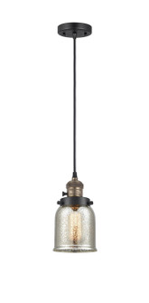 Franklin Restoration LED Mini Pendant in Black Antique Brass (405|201CSWBABG58LED)
