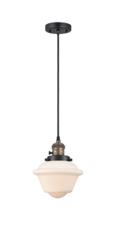 Franklin Restoration LED Mini Pendant in Black Antique Brass (405|201CSWBABG531LED)