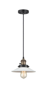 Franklin Restoration LED Mini Pendant in Black Antique Brass (405|201CSWBABG1LED)