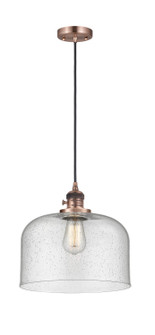 Franklin Restoration One Light Mini Pendant in Antique Copper (405|201CSWACG74L)