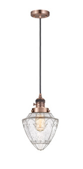Franklin Restoration One Light Mini Pendant in Antique Copper (405|201CSWACG6647)