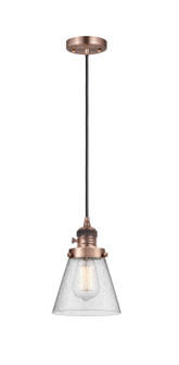 Franklin Restoration LED Mini Pendant in Antique Copper (405|201CSWACG64LED)