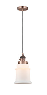Franklin Restoration LED Mini Pendant in Antique Copper (405|201CSWACG181LED)
