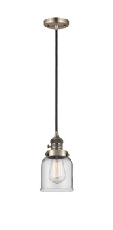 Franklin Restoration One Light Mini Pendant in Antique Brass (405|201CSWABG52)