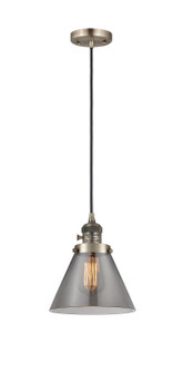 Franklin Restoration One Light Mini Pendant in Antique Brass (405|201CSWABG43)