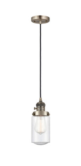 Franklin Restoration LED Mini Pendant in Antique Brass (405|201CSWABG314LED)