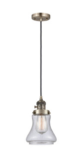 Franklin Restoration One Light Mini Pendant in Antique Brass (405|201CSWABG194)
