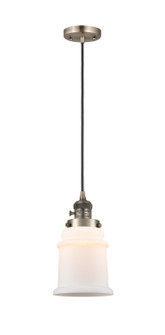 Franklin Restoration LED Mini Pendant in Antique Brass (405|201CSWABG181LED)