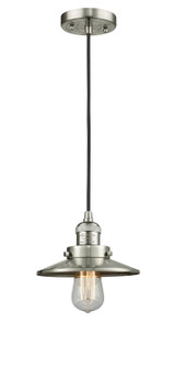 Franklin Restoration One Light Mini Pendant in Brushed Satin Nickel (405|201CSNM2)