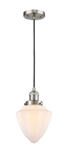 Franklin Restoration LED Mini Pendant in Brushed Satin Nickel (405|201CSNG6617LED)