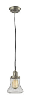 Franklin Restoration One Light Mini Pendant in Brushed Satin Nickel (405|201CSNG194)