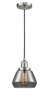 Franklin Restoration One Light Mini Pendant in Brushed Satin Nickel (405|201CSNG173)