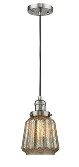 Franklin Restoration LED Mini Pendant in Brushed Satin Nickel (405|201CSNG146LED)