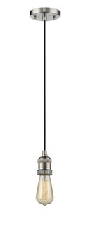 Franklin Restoration One Light Mini Pendant in Brushed Satin Nickel (405|201CSN)