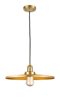 Franklin Restoration One Light Mini Pendant in Satin Gold (405|201CSGMFRSG16)