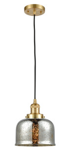 Franklin Restoration One Light Mini Pendant in Satin Gold (405|201CSGG78)