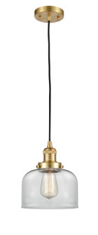 Franklin Restoration One Light Mini Pendant in Satin Gold (405|201CSGG72)