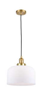 Franklin Restoration LED Mini Pendant in Satin Gold (405|201CSGG71LLED)