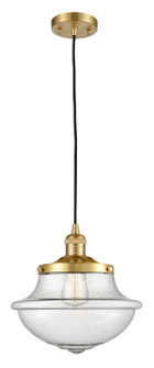 Franklin Restoration One Light Mini Pendant in Satin Gold (405|201CSGG544) Franklin Restoration One Light Mini Pendant in Satin Gold (405|201CSGG544)