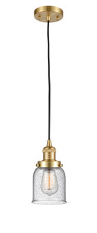 Franklin Restoration One Light Mini Pendant in Satin Gold (405|201CSGG54)