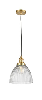 Franklin Restoration LED Mini Pendant in Satin Gold (405|201CSGG222LED)