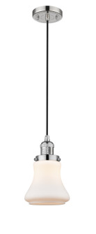 Franklin Restoration LED Mini Pendant in Polished Nickel (405|201CPNG191LED)