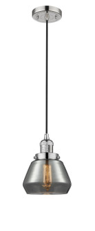 Franklin Restoration One Light Mini Pendant in Polished Nickel (405|201CPNG173)
