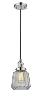 Franklin Restoration One Light Mini Pendant in Polished Nickel (405|201CPNG142)
