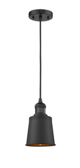 Franklin Restoration LED Mini Pendant in Matte Black (405|201CBKM9BKLED)