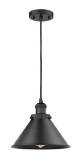 Franklin Restoration One Light Mini Pendant in Matte Black (405|201CBKM10BK)