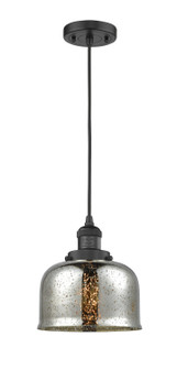 Franklin Restoration LED Mini Pendant in Matte Black (405|201CBKG78LED)