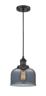 Franklin Restoration One Light Mini Pendant in Matte Black (405|201CBKG73)