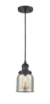 Franklin Restoration One Light Mini Pendant in Matte Black (405|201CBKG58)