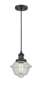 Franklin Restoration LED Mini Pendant in Matte Black (405|201CBKG534LED)