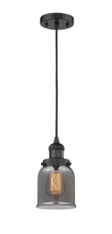 Franklin Restoration One Light Mini Pendant in Matte Black (405|201CBKG53)
