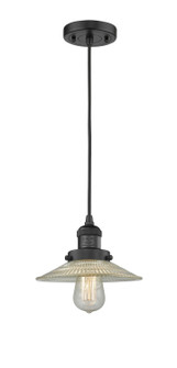Franklin Restoration LED Mini Pendant in Matte Black (405|201CBKG2LED)