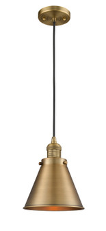 Franklin Restoration LED Mini Pendant in Brushed Brass (405|201CBBM13BBLED)