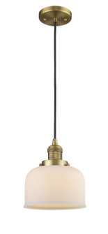 Franklin Restoration LED Mini Pendant in Brushed Brass (405|201CBBG71LED)