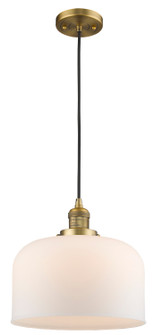 Franklin Restoration One Light Mini Pendant in Brushed Brass (405|201CBBG71L)