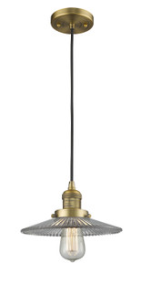 Franklin Restoration LED Mini Pendant in Brushed Brass (405|201CBBG2LED)