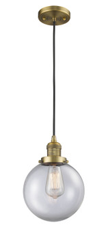 Franklin Restoration LED Mini Pendant in Brushed Brass (405|201CBBG2028LED)