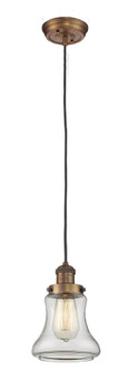 Franklin Restoration One Light Mini Pendant in Brushed Brass (405|201CBBG192)
