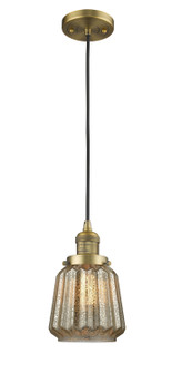 Franklin Restoration LED Mini Pendant in Brushed Brass (405|201CBBG146LED)