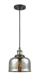 Franklin Restoration LED Mini Pendant in Black Antique Brass (405|201CBABG78LED)
