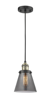 Franklin Restoration LED Mini Pendant in Black Antique Brass (405|201CBABG63LED)