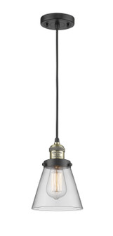 Franklin Restoration LED Mini Pendant in Black Antique Brass (405|201CBABG62LED)