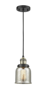 Franklin Restoration One Light Mini Pendant in Black Antique Brass (405|201CBABG58)