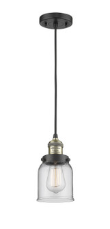 Franklin Restoration One Light Mini Pendant in Black Antique Brass (405|201CBABG52)